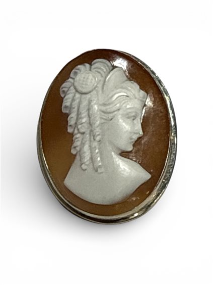 Broche Mandile 1922 Mujer Cammei  in Plata Conchiglia 2MSPCM27 - 2MSPCM27